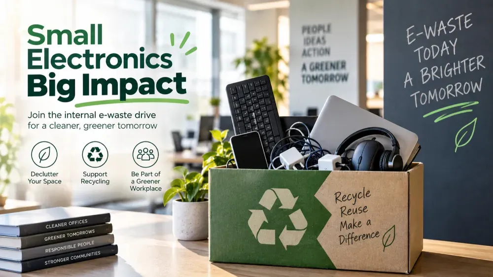 Creating a Sustainable Workplace: Designing an Internal Corporate E-Waste Drive