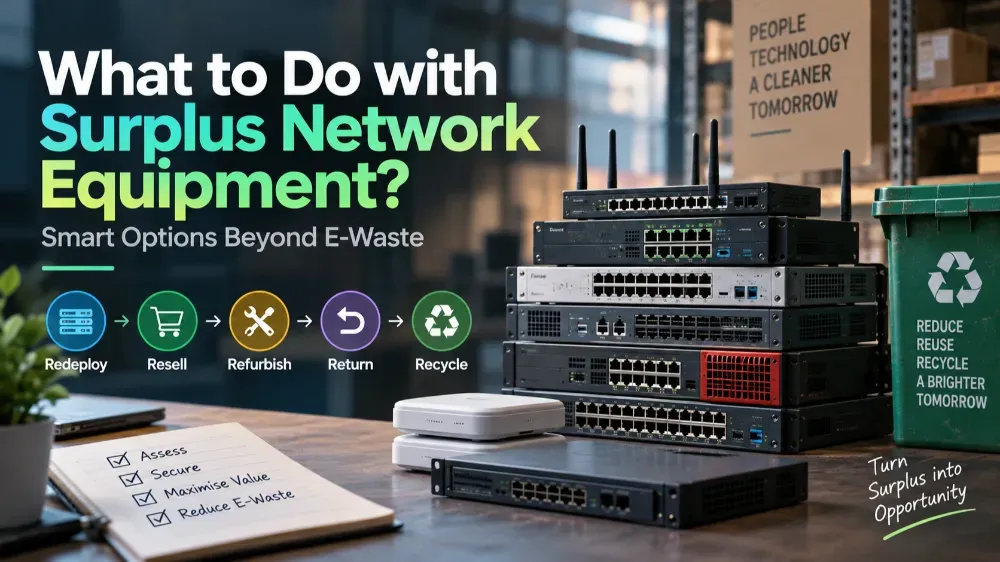 Liquidating Excess Enterprise Network Inventory: Switches, Routers, and Firewalls