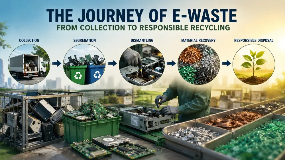 The Journey of E-Waste: From Collection to Responsible Recycling